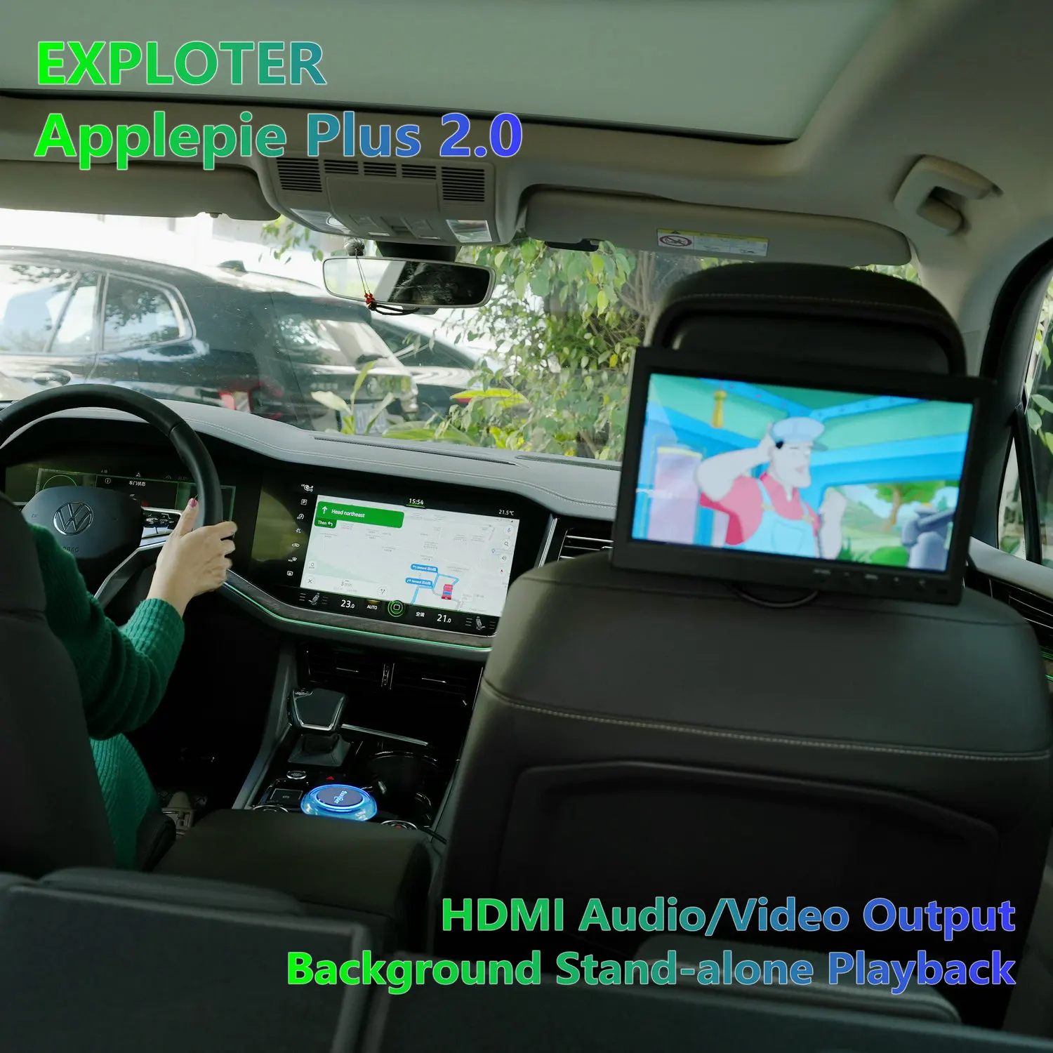 ApplePie Plus 2.0 HDMI Android 13 Wireless CarPlay AI Box QualComm 