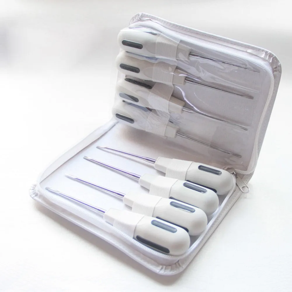 

8cs/Lot Dental Luxating Lift Elevators Clareador Root Extracting Dentist Surgical Instrument With Handle Dental Laboratory Tools