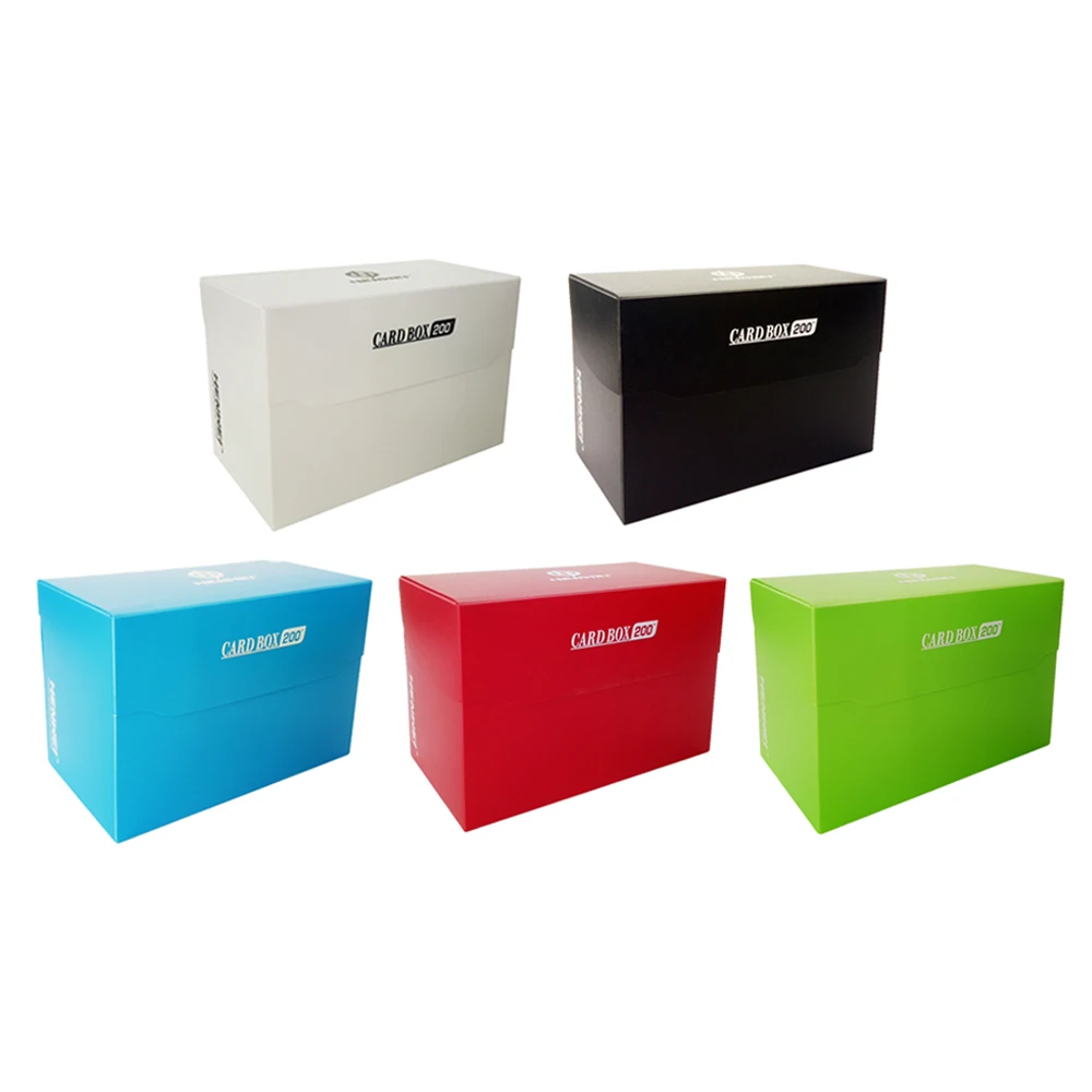 

200+ Pokemon Portable Big Volumn Deck Box Multiple Colors TCG OCG Cards Case with Divider for MTG/PKM/YGO/Gathering PP Storage