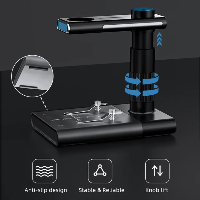 1000x 3 In 1 Usb Digital Microscope Type-c Electronic Microscope Camera 8  Led Magnifier Adjustable Magnification With Stand - Microscopes - AliExpress