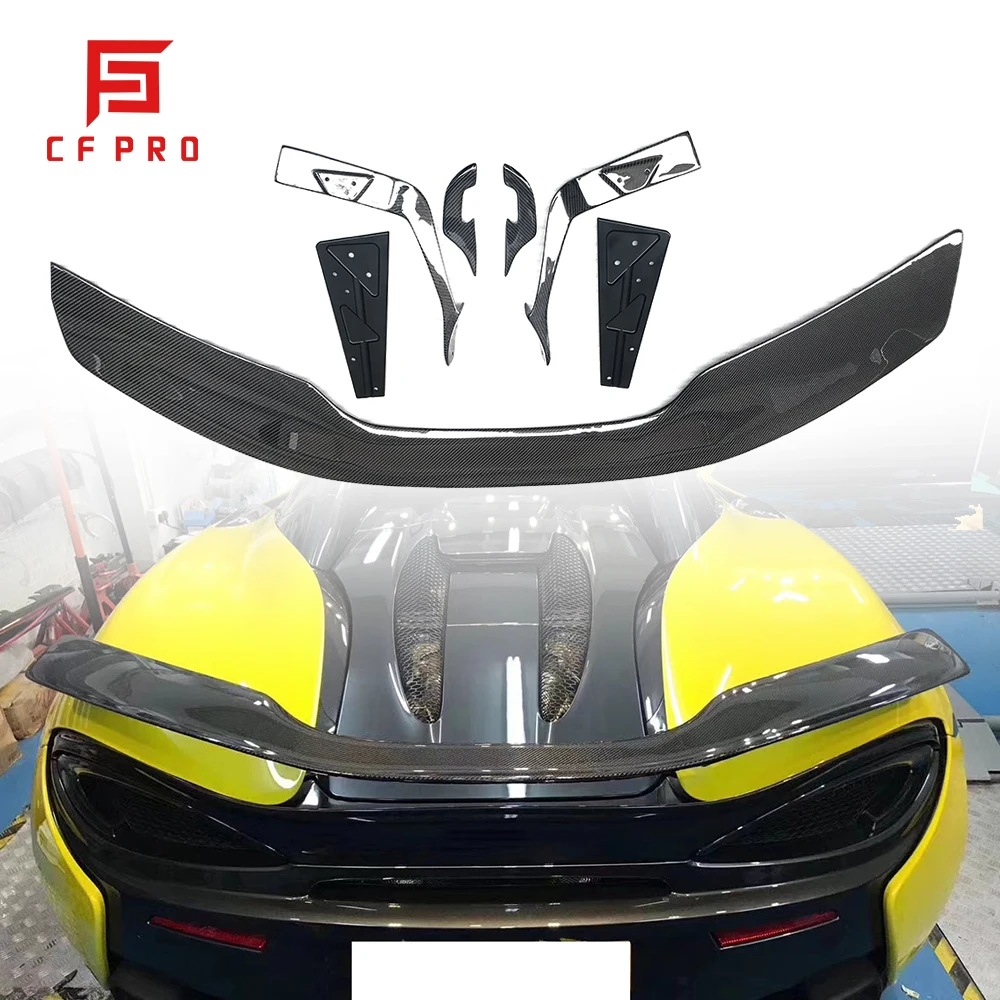 

Car Rear Spoiler Trunk Tail Wings For McLaren 540C 570S 570GT Dry Carbon Fiber Novitec Style Spoiler Accessories