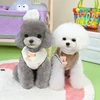 Pet Clothes Autumn Winter Medium Small Dog Plush Vest Cute Sweater Warm Velvet Kitten Puppy Sweet Cardigan Chihuahua Yorkshire 2