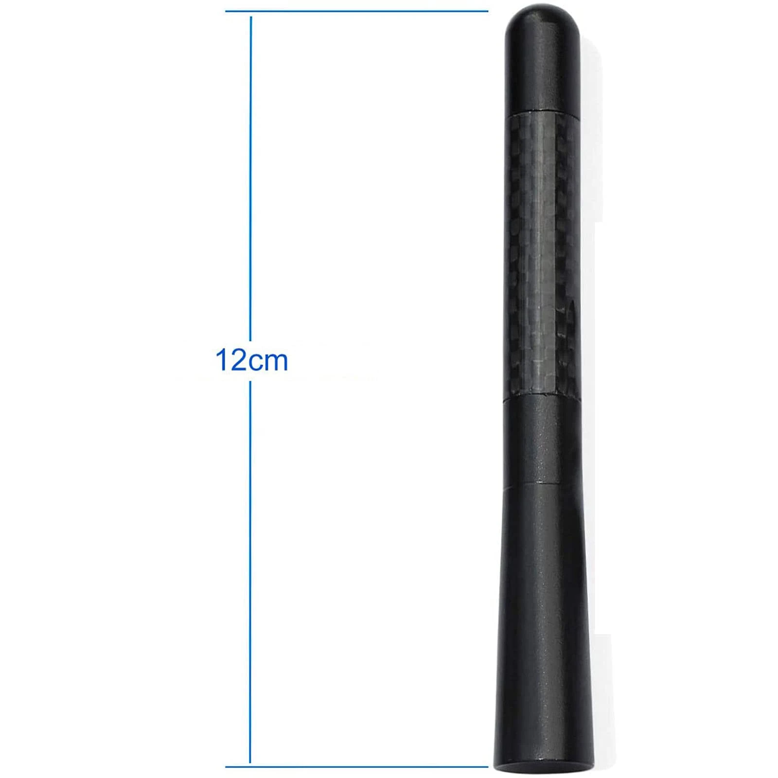 

Superbat 2pcs 4.7" 12CM Motorcycle Carbon Fiber Antenna Mast for Harley Davidson 1989-2023 Road King Softail Touring Street Glid