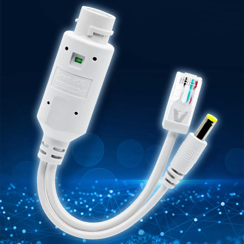 【Get the Perfect Fit】 48V To 12V POE Spliter Waterproof Supply Module Injector Extender IEEE802.3af/at Compliant POE Cable 10/100Mbps for IP Camera