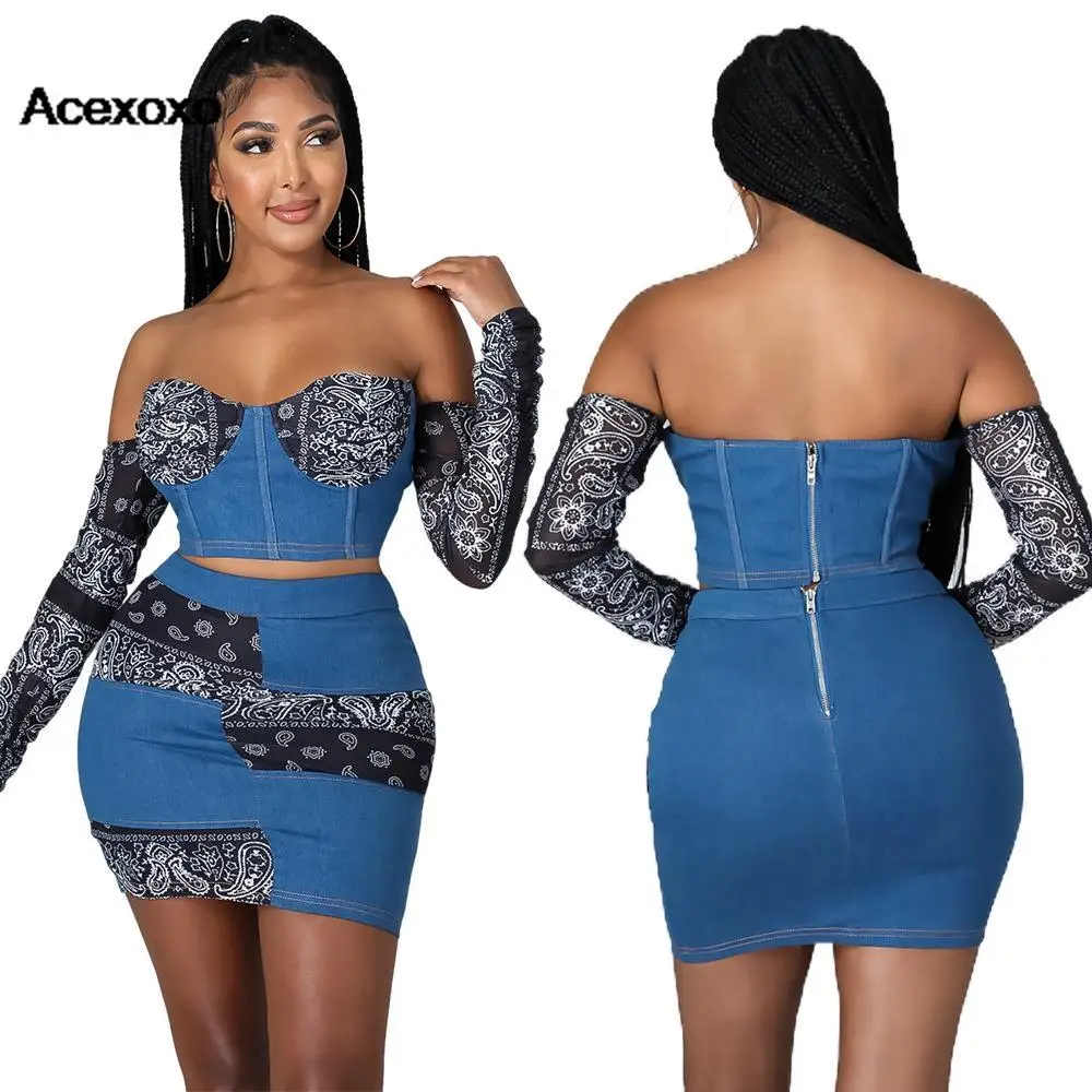 

Женское платье с длинным рукавом, Ковбойское платье без бретелек, новинка весны-лета 2023