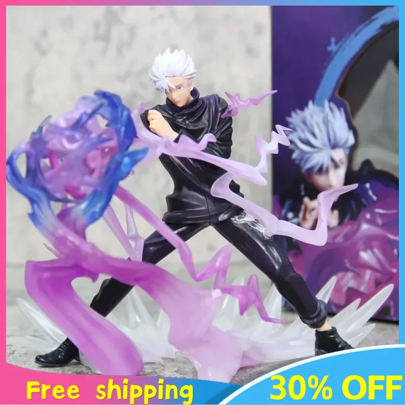 

18cm Jujutsu Kaisen Anime Figure Gojo Satoru Action Figure Manga Battle Scene Figure Animation Peripherals Ornaments Gift Toy