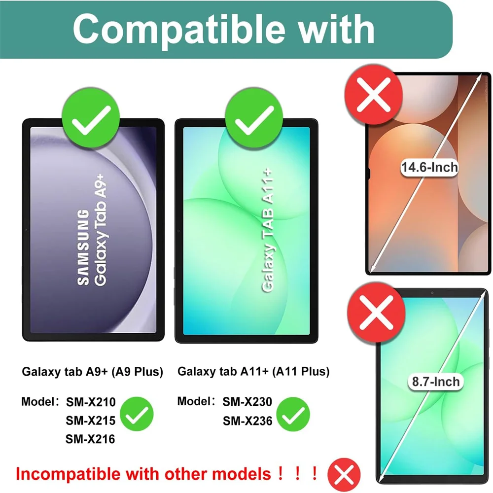 Premium Tempered Glass Screen Protector for Tablets - 11 Inch, Anti-Scratch Protective Film