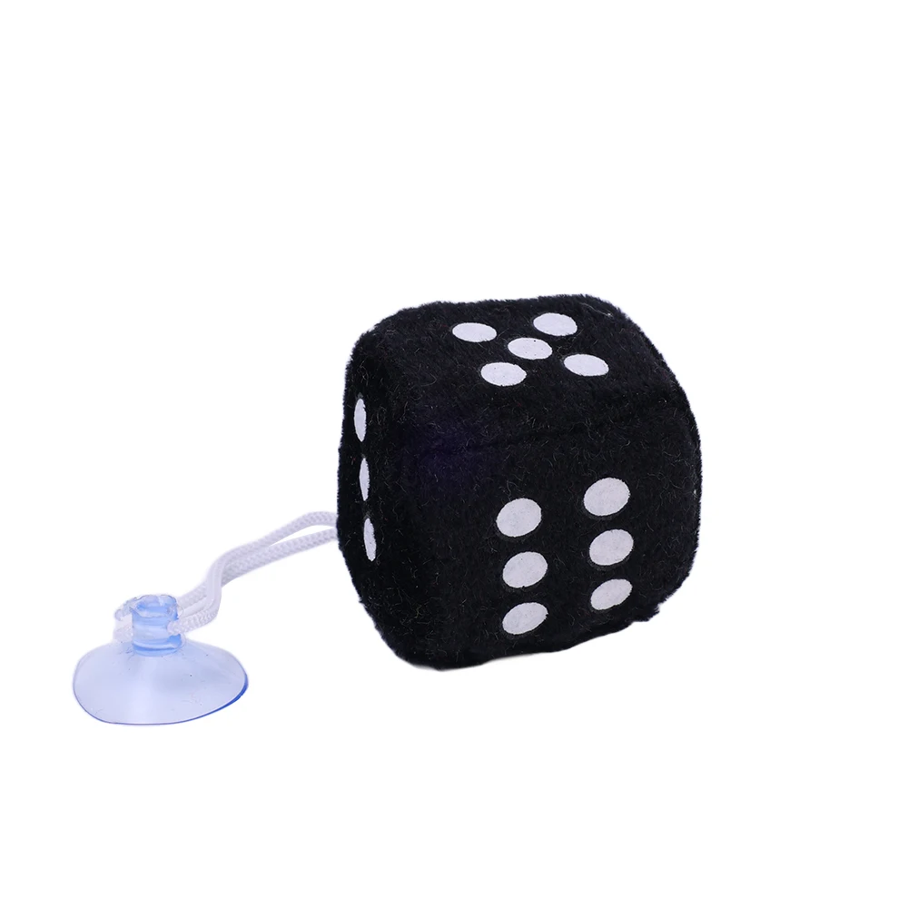 Dadi Di Peluche Rosa Per Specchietto Auto - Coppia Di Accessori Appesi Morbidi E Lavabili - Foto 8