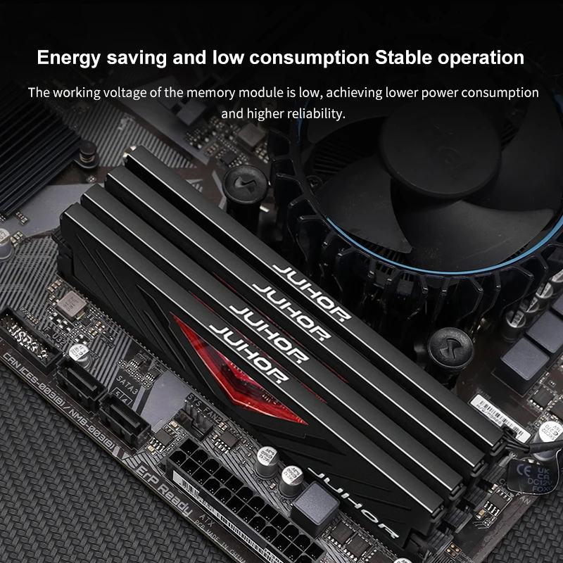 JUHOR DDR4 8GB 16GB 3200MHz Memoria Ram DDR4 DIMM Desktop Gaming Memory Ram
