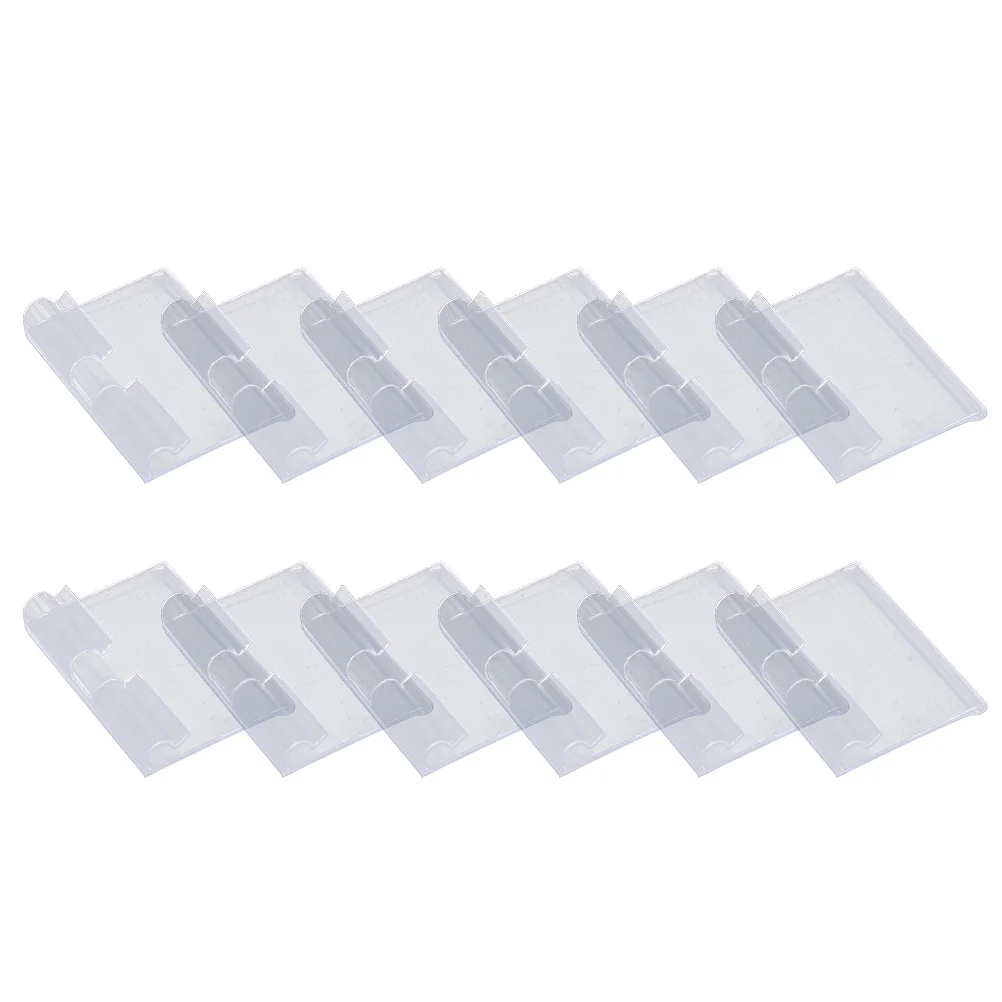 

50 Pcs Label Merchandise Labeling Sign Holder Stand The Tags Display Price Plastic