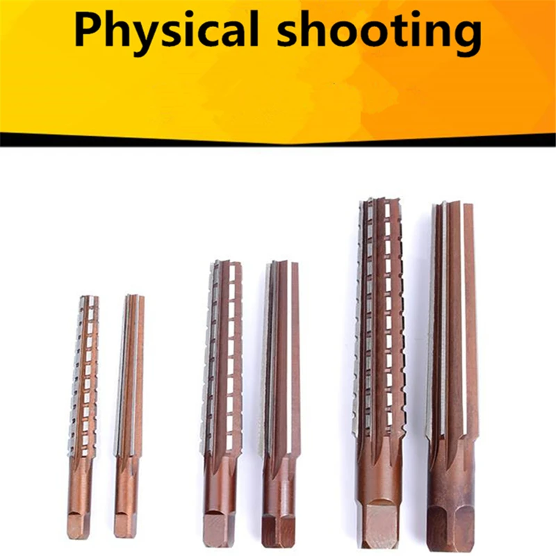 Hand Reamer 2PCS/Set MT0-MT5 Steel Morse Taper Reamer for Milling Finishing