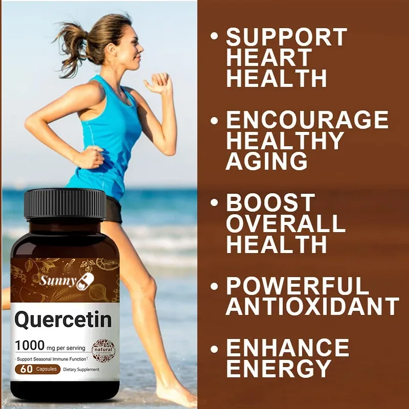 Quercetin Supplement 60 pcs Nutritional Supplement To Support The Immune System Antioxidant And Enzyme Activity