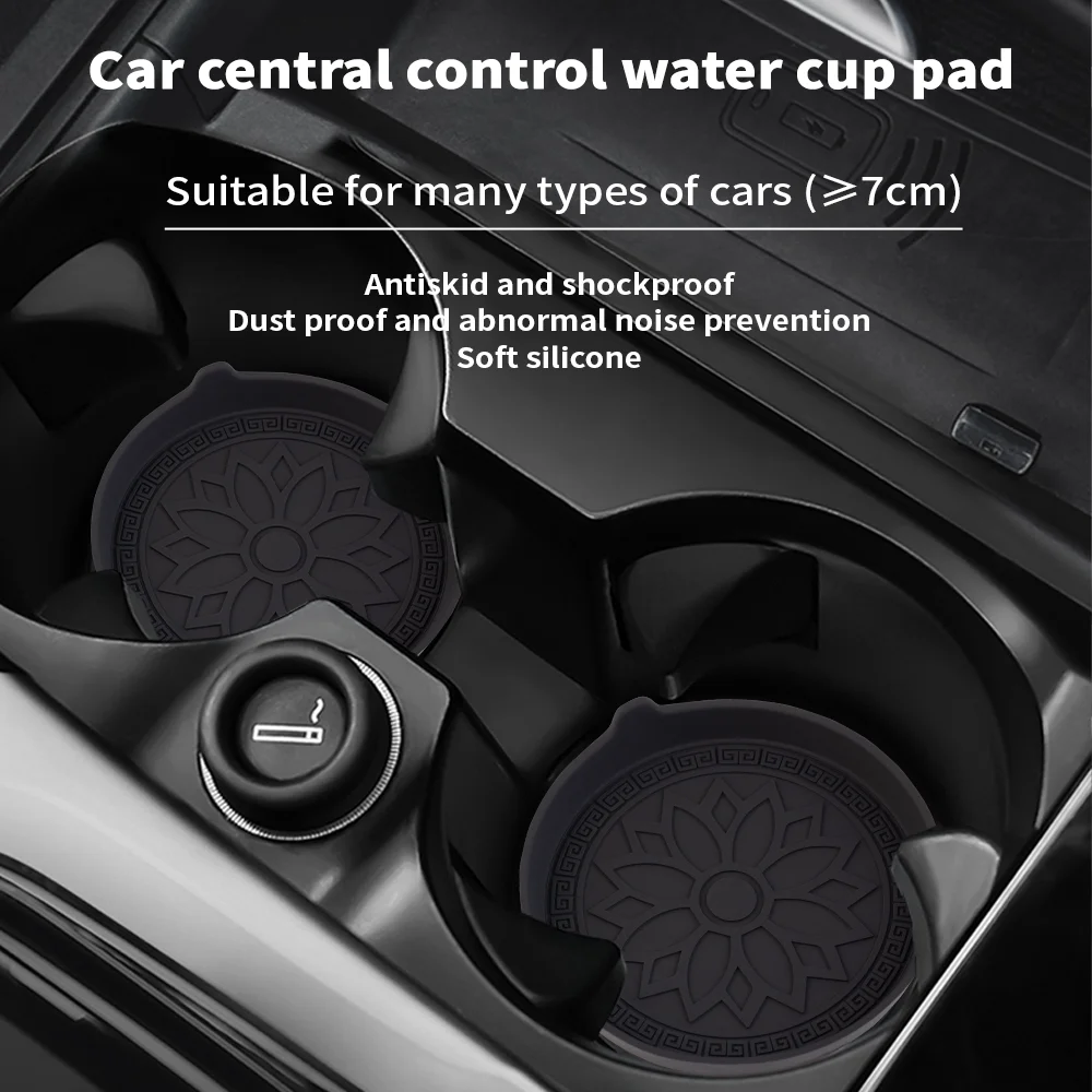 Car Water Cup Pad Non Slip Universal Automotive Cup Coasters Pad Mat Vehicle  Interior Anti skid Bottle Cup Holders Auto Interior - AliExpress