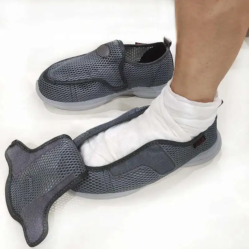 Women Men Diabetic Shoes Summer Breathable Injury Bandaging Surgery For Patients Swollen Feet Adjustable Shoe Width Shoes 1