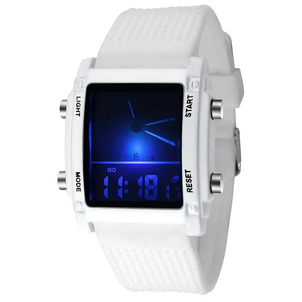 Electronic Wrist Watch Men Waterproof Digital Display Fashion Couple LED Luminous Digital Watch Student 2