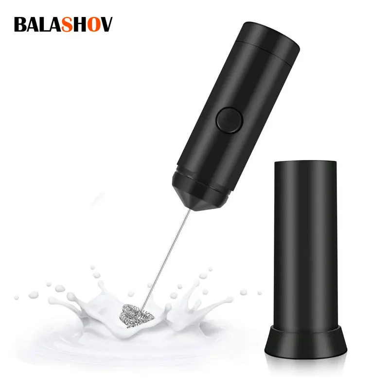 

Multifunction Mini Powerful Double Spring Electric Milk Frother Eggbeater Kitchen Mixer Hand Tools For Coffee Latte Cappuccino