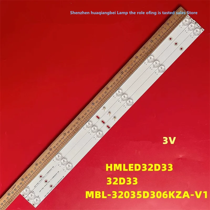 

New FOR Hisense HMLED32D33 32D33 MBL-32035D306KZA-V1-1115mm 6LED 3V 58CM 100% NEW LED backlight strip