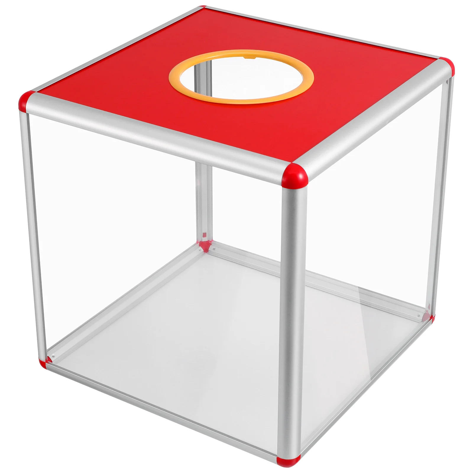 

Fundraising Donation Box Charity Square Box Storage Case for Collecting Voting Contest Box Raffle Ticket Lottery Ballot Boxes