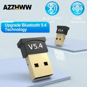 USB Bluetooth Adapter 5.4/5.3/5.1/5.0 Wireless Bluetooth USB Dongle for PC Laptop Wireless Speaker Audio Receiver Transmitter 1