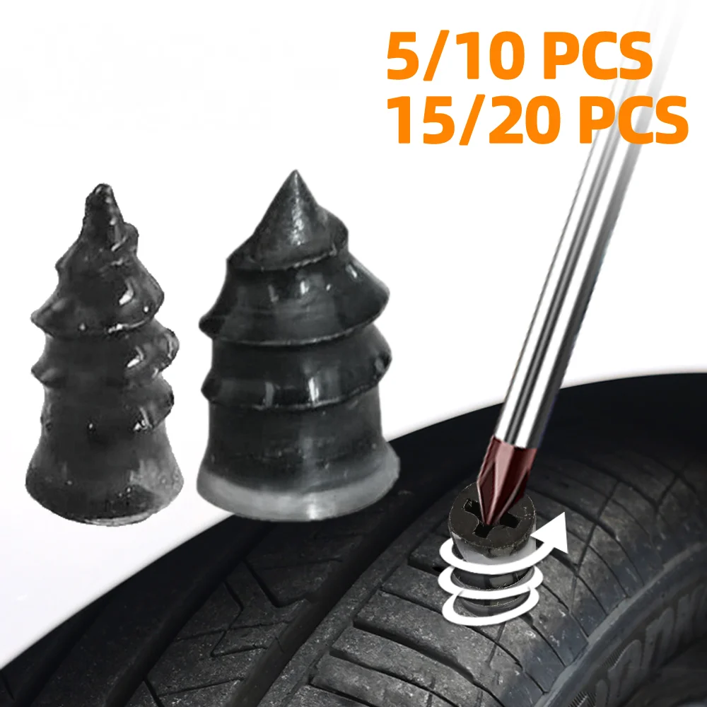 Car Vacuum Tyre Repair Nail Kit For Motorcycle Car Scooter Rubber