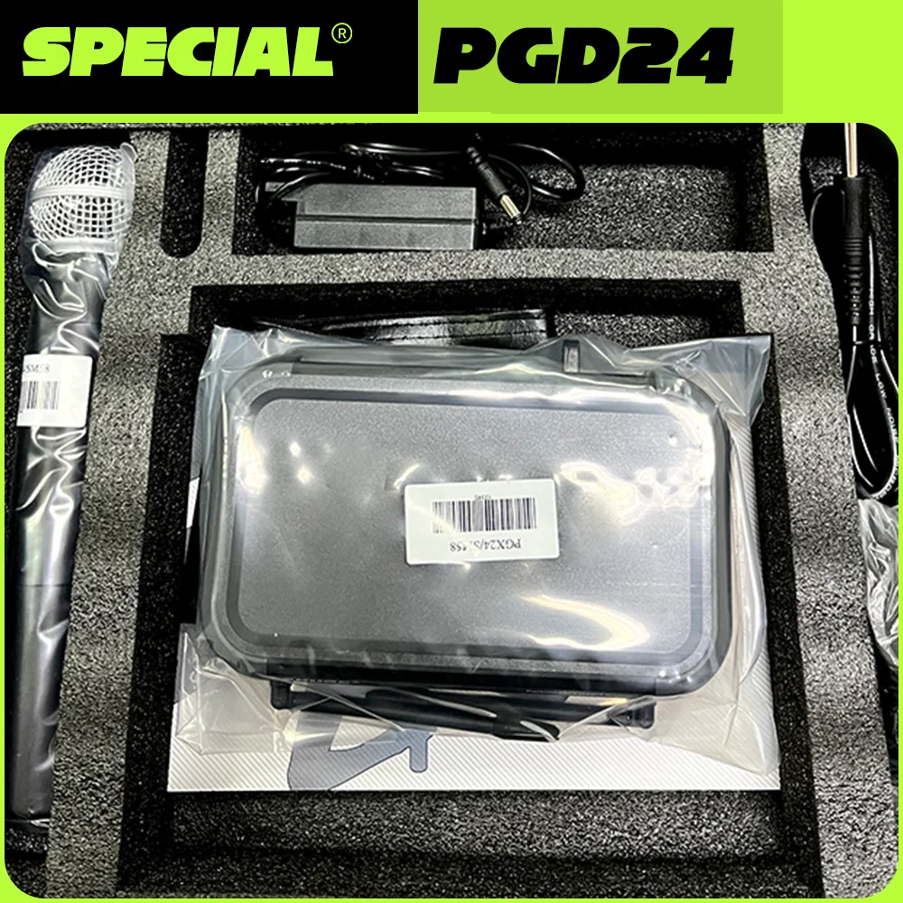 전문가용 UHF 무선 마이크 PGD24 무대 공연용 마이크로폰