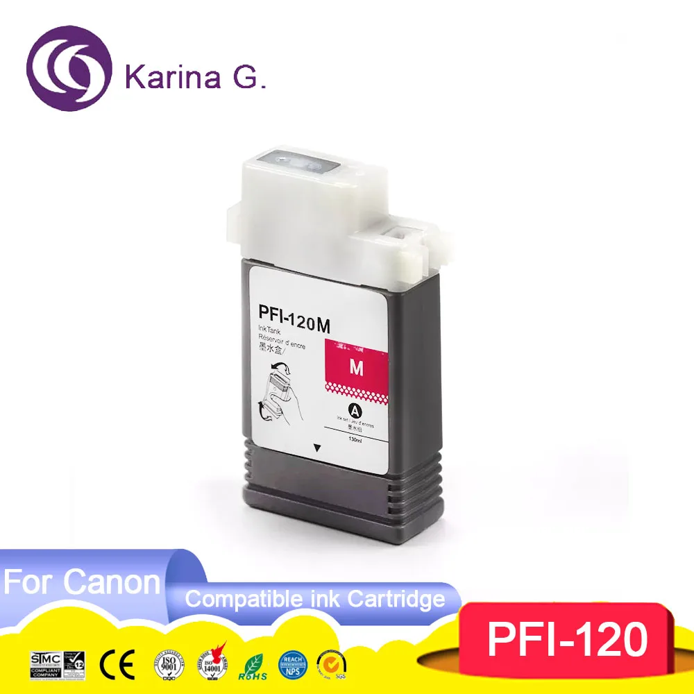 Compatible Ink cartridge for PFI120 PFI-120 Suit for imagePROGRAF iPF TM-200/iP
