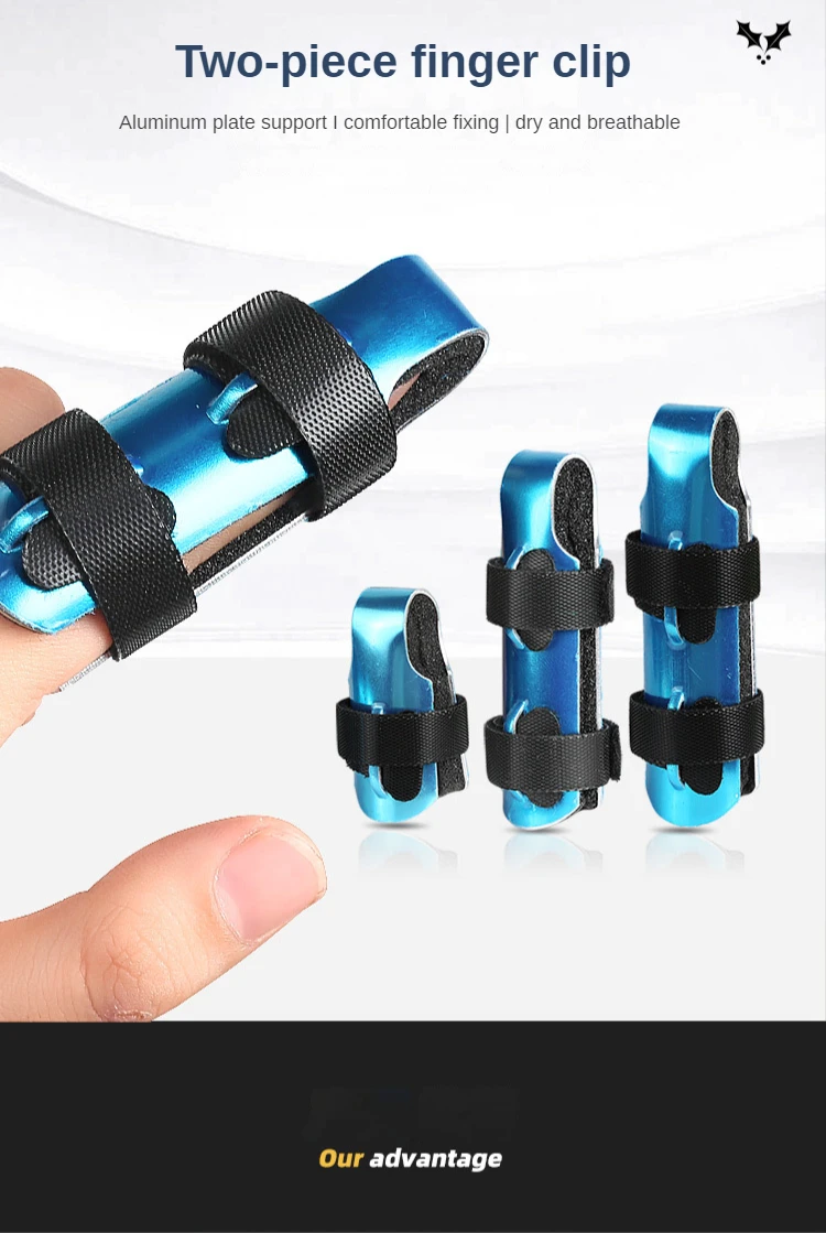 Description Picture 2 of item1Pcs Aluminum & Foam Support Brace Finger Splint Hand Trigger Broken Finger Sprain Joint Immobilization Fracture Pain Relief