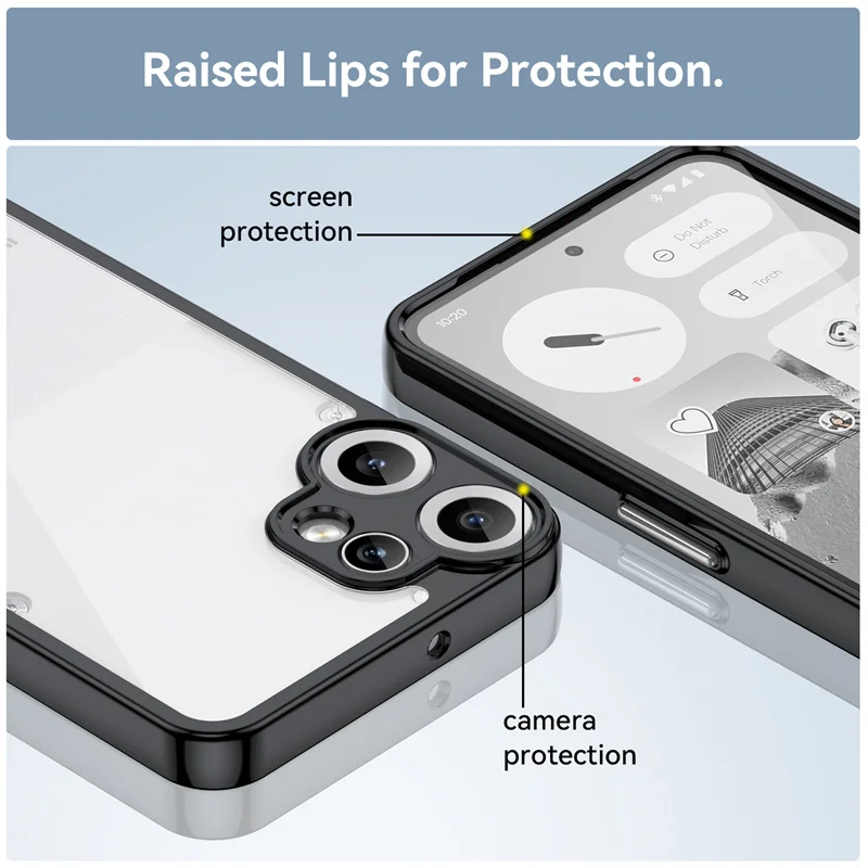 Enhanced Clear Silicone TPU Shockproof Phone Case with Air Cushion Protection