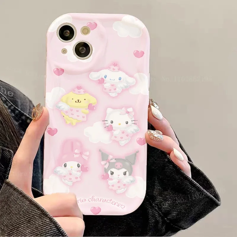 thumbnail image 1 of Cute Kuromi Hello kitty TPU Case For Samsung Galaxy S23 S22 Ultra S21 S20 FE A14 A24 A25 A23 A33 A53 A34 A54 Soft Silicone Cover, 1 of 5