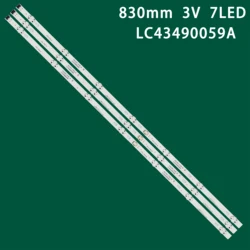 LED backlight strip for LG 43UK6400PLF 43LG63CJ 43LJ610V-TA ZA LC43490057A LC43490061A 43UJ635V 43LV761H-TA ZA ZC LC43490086A