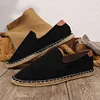 2023 Summer New Mens Casual Shoes Fashion Shoes Retro Handmade Espadrilles Breathable  Wear-resistant Sneakers Big Size 45 46 47 2
