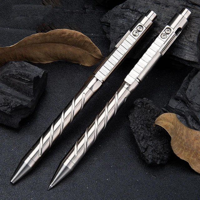 Penna tattica in lega di titanio penna per firma aziendale penna neutra per  scrittura a penna strumento per ricarica G2 - AliExpress