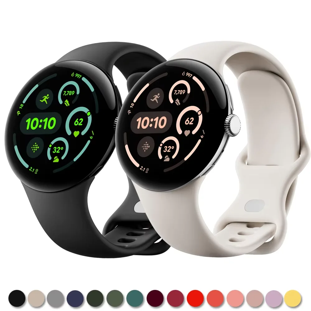 Silicone Sport Strap for Smartwatch - 45mm Bracelet