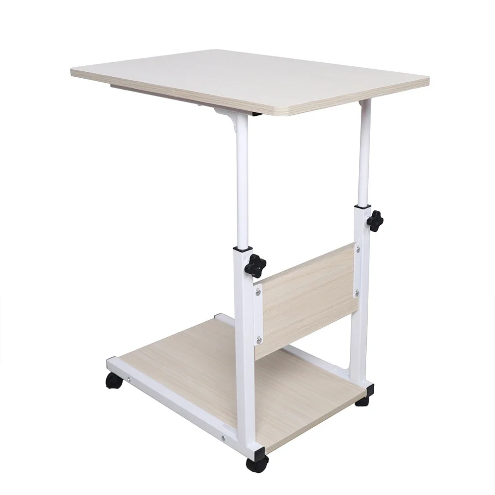 Rollbarer Salon-Trolley Schönheitswagen Mobiler Tisch in Weiß-Ahorn-Farbe für Aufbewahrung und Organisation Schlafzimmer Wohnzimmer Möbel – Detail 3