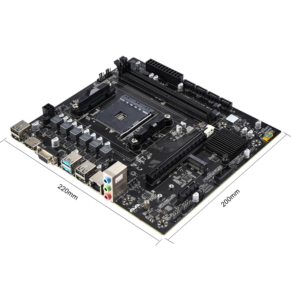 Ryzen5 2600 ＋マザボ＋メモリ＋グラボセット Kllisre A320 キット AMD Ryzen R5 2600 CPU DDR4 16GB 3200MHz