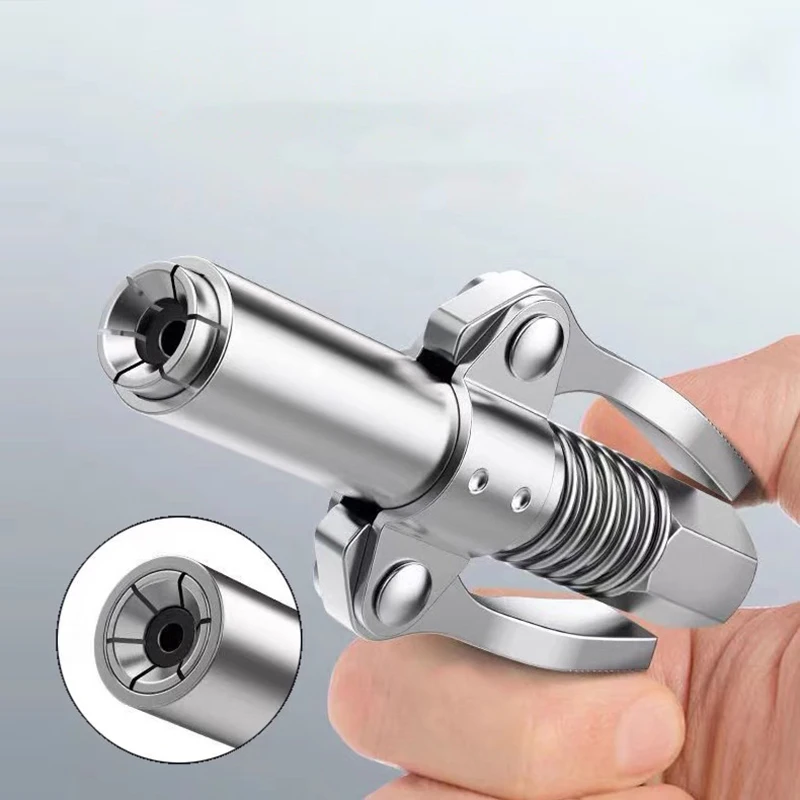 Grease Guns Coupler Heavy-Duty Oil Injector Pump Syringe Lubrication Nozzle Tooling Manual Greaser Fat Press Tip Car Accessories