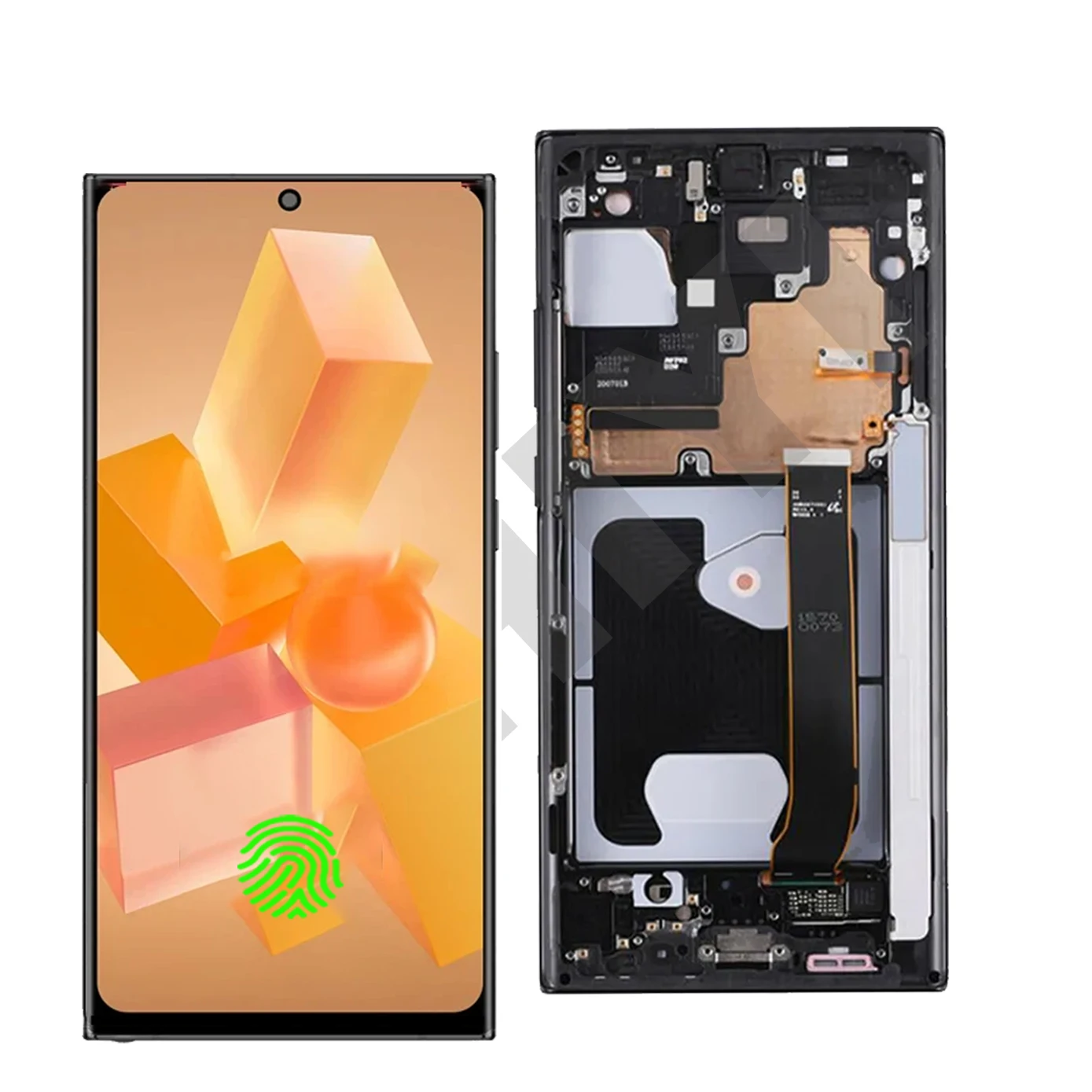 삼성 갤럭시 노트 20 울트라용 OLED LCD 디스플레이 터치 패널 스크린, 뒷면 커버 포함, 6.7 인치 LCD, 노트 20 울트라, 노트 20U, N986B, N985, N985F, SM-N986F