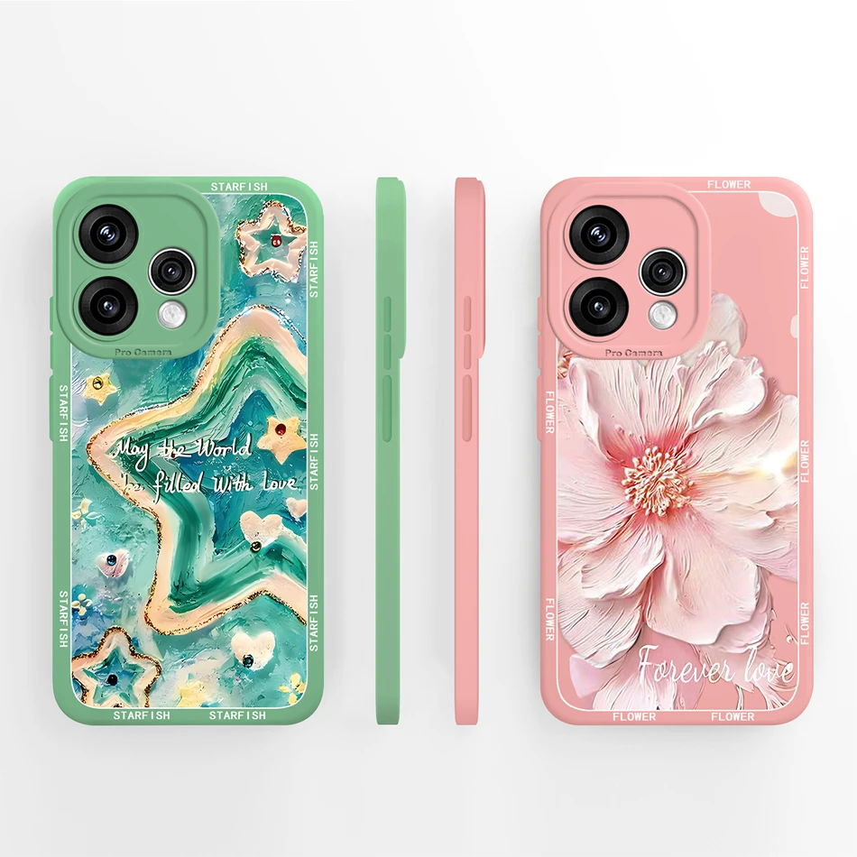 Lovely Cartoon Pattern Soft Silicone Phone Case
