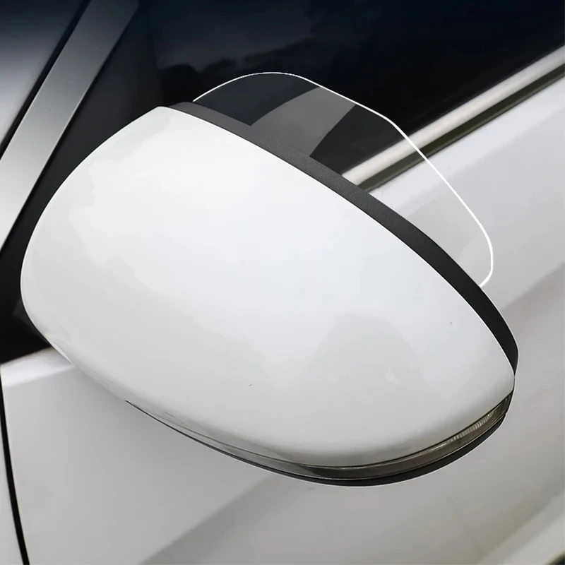 2/4pcs Transparent Car Rearview Mirror Rain Eyebrow Rain Shield Universal Rearview Mirror Cover Rainy Safe Driving Accessories