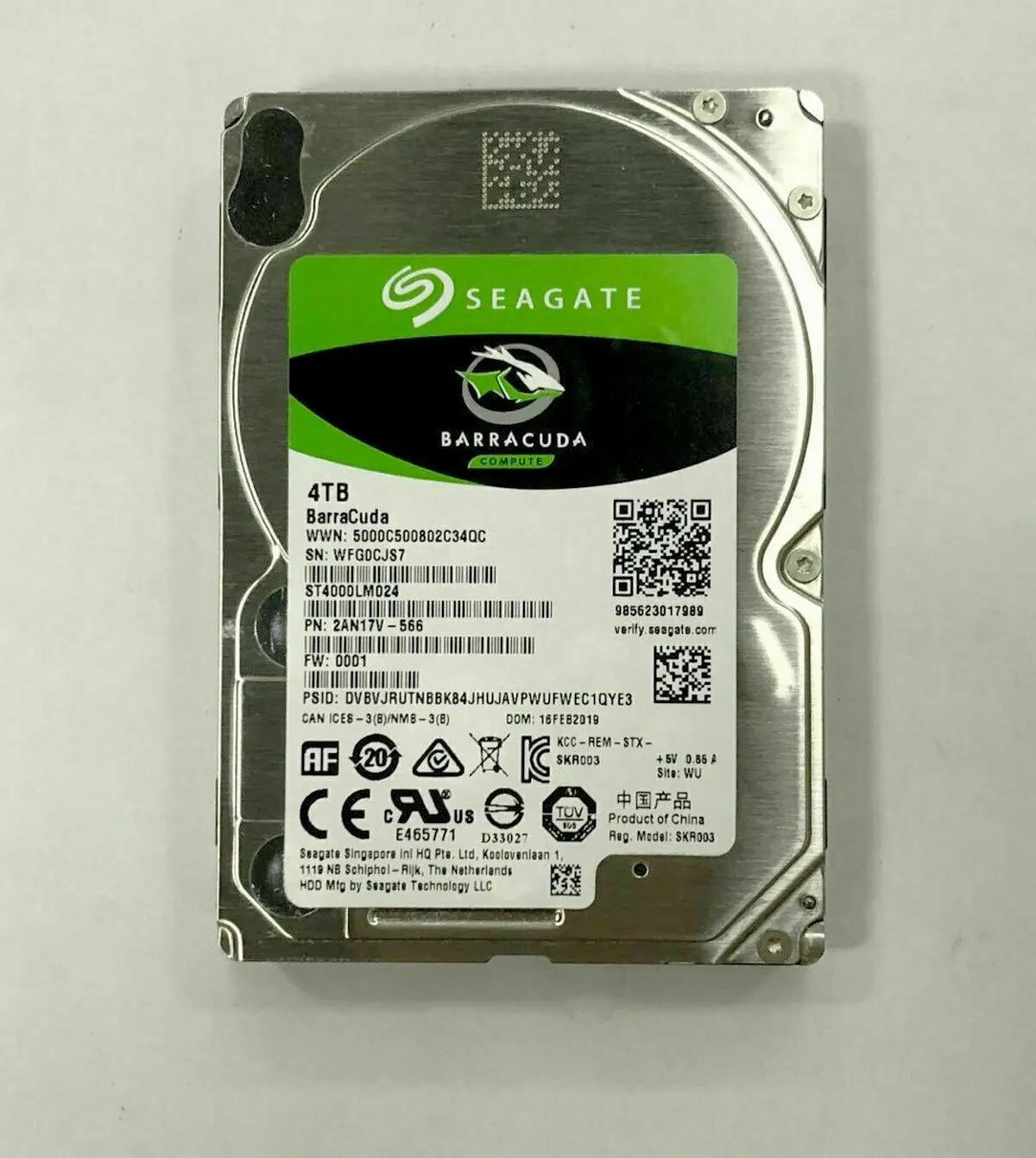 FOR Seagate Barracuda ST4000LM024 4TB 2.5
