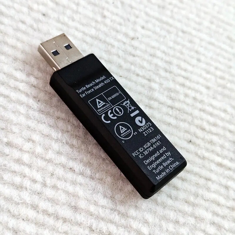 터틀 비치 이어포스 스텔스 450 RX 무선 헤드셋 USB 동글 리시버 이어포스 스텔스 450TX용
