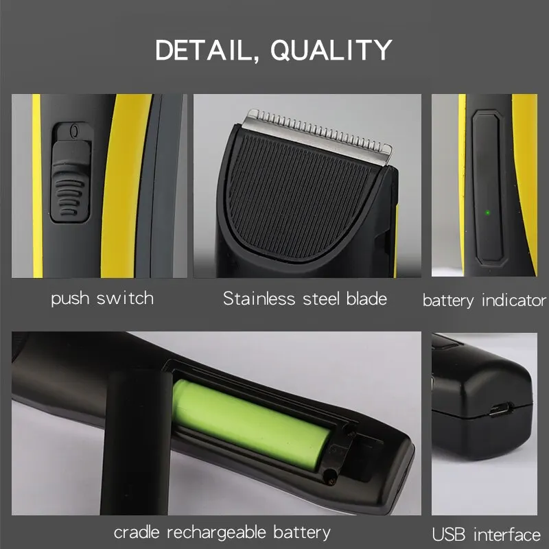 Elektrischer Haarschneider, wiederaufladbarer Baby-Haarschneider, Styling-Werkzeug, originale Pflege, kabelloser Haarschneider, Haarschneidemaschine_voghion.com