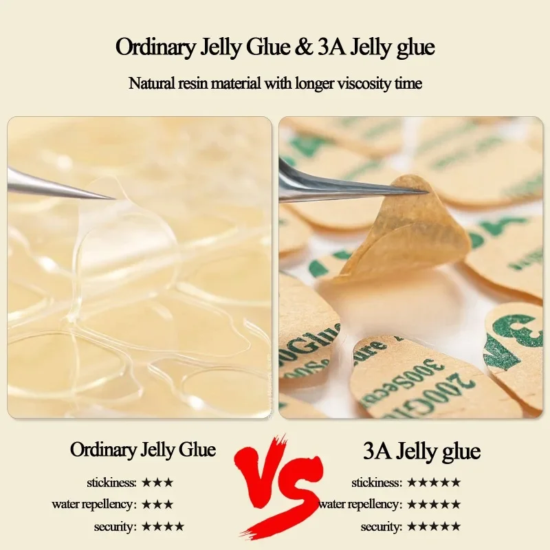 Double Side Nail Jelly Glue Transparent False Nail Art Adhesive Tape Stickers DIY Reusable Manicure Nails Accessories Salon nail stickers,nail glue tape,nail art decoration,nail art tools,nail glue