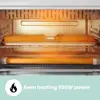 Versatile Mini Toaster Oven Combo 4-Slice Compact 2-Rack 950W Bake Broil Stainless Steel Black 15L Capacity 4