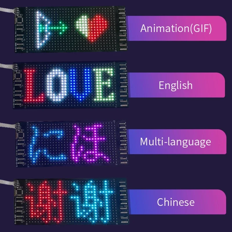 Bluetooth LED Scrolling Message Baseball Cap