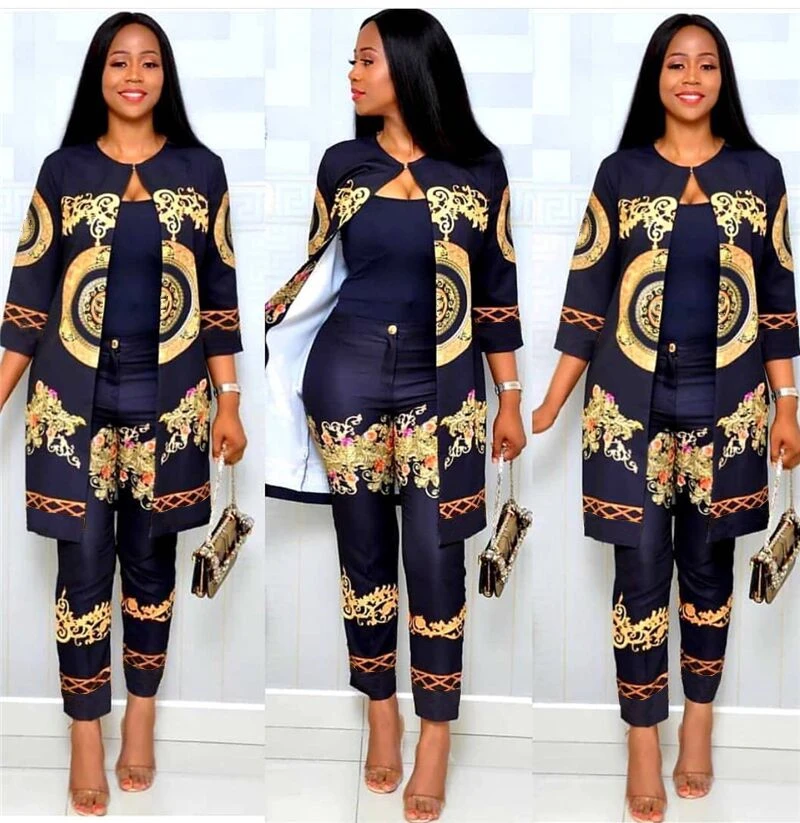 4XL M African Dashiki New Fashion Suit 