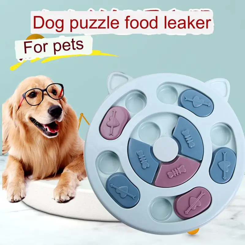 Pet Supplies New Dog Educational Toys Relieve Boredom Interactive Toys Pet  Cat Dog Slow Food Plate Home Pet Feeding Food Boxes - AliExpress