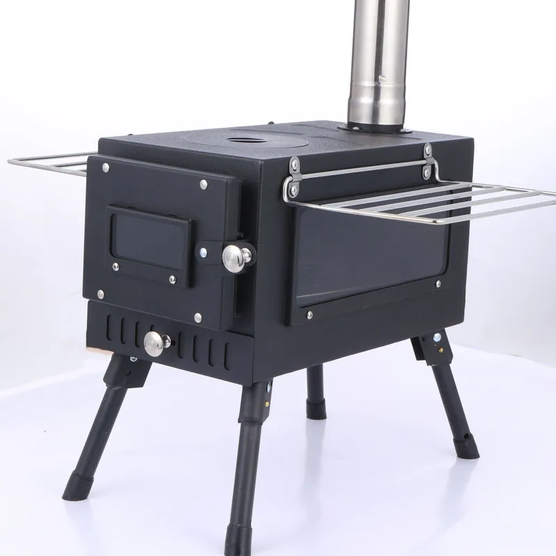 

New Tent Card Type Heating Stove Outdoor Camping Foldable Portable Thickened Firewood Stove