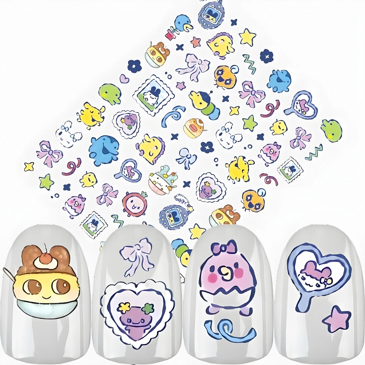TSC-489 たまごっち tamagotchi Anime 3d Nail Art Stickers nail stickers,nail art tools,nail art decoration,nail decals