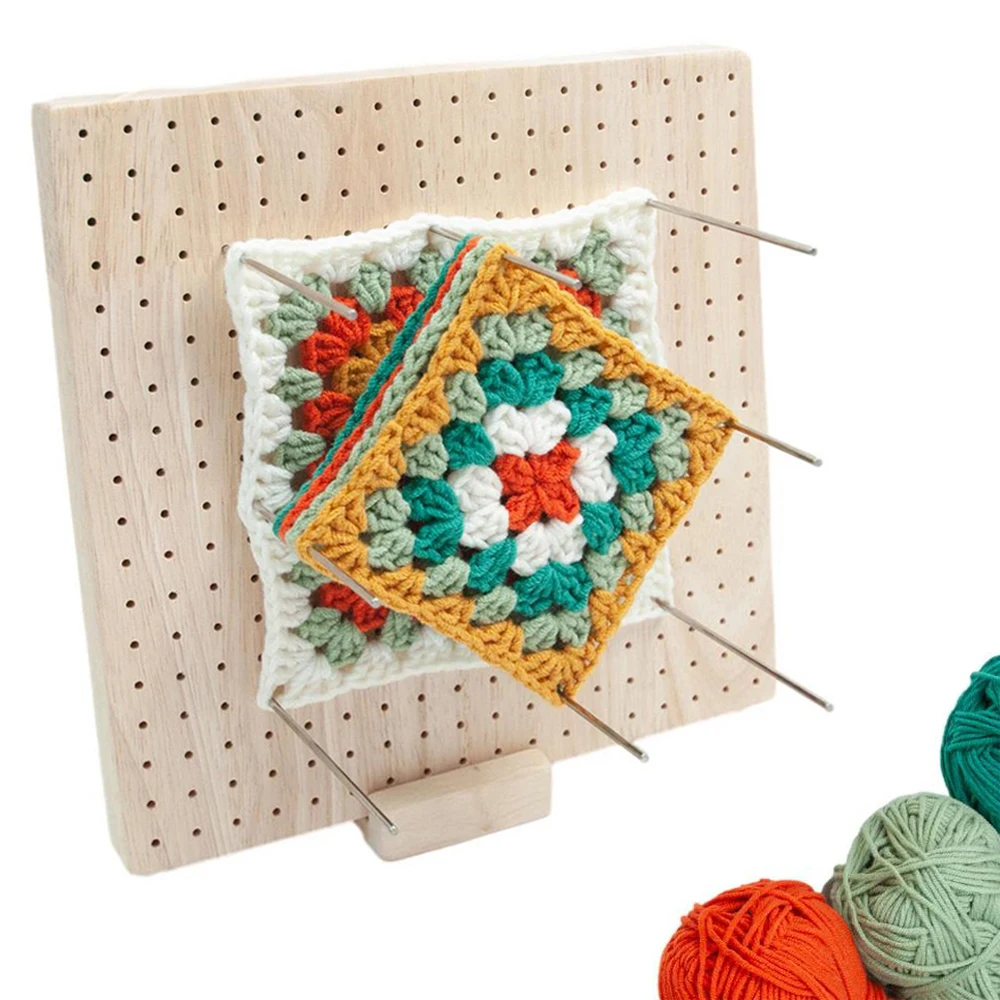 Wooden Board for Knitting Crochet and Granny Squares Crafting With 324